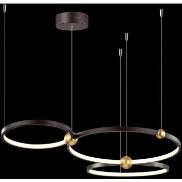Altavola Design Aurora LA111/P_50_3k_black lampa wisząca 3x63W/LED 4440lm 3000K IP20
