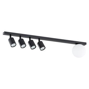Emibig BASTER 1314/5 lampa sufitowa 4x8W/GU10|1x10W/E14 IP20