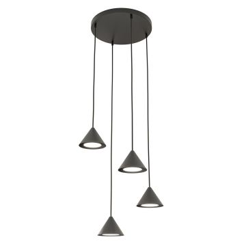 Emibig ELIT 1330/4PREM lampa wisząca 4x10W/GX53 IP20
