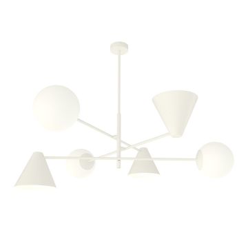 Emibig HERMES 1348/6 lampa sufitowa 6x10W/E14 IP20