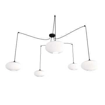Emibig ORIGO 1374/5 lampa wisząca 5x15W/E27 IP20
