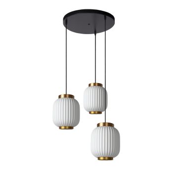 Lucide GOSSE 13435/03/31 lampa wisząca 3x40w/e27   ip20