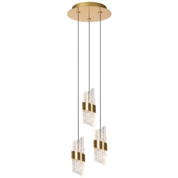 Lucide KLIGANDE 13496/21/02 lampa wisząca 3x7w/led 720lm 2700k ip20