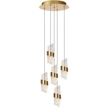 Lucide KLIGANDE 13496/36/02 lampa wisząca 5x7w/led 720lm 2700k ip20