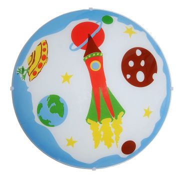 Prezent ROCKET 1365 plafon ścienno-sufitowy 2x60W/E27 IP20