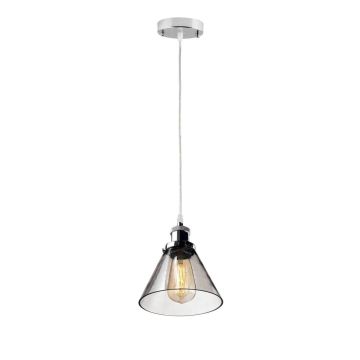 Altavola Design NEW YORK LOFT LA034/P_smoky_chrom lampa wisząca 1x40W/E27   IP20