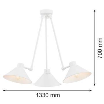 Argon ALTEA 1451 lampa wisząca 3x15W/E27  IP20