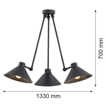 Argon ALTEA 1452 lampa wisząca 3x15W/E27  IP20