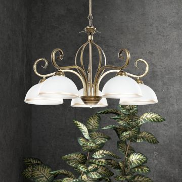 Emibig WIVARA 5 GOLD 149/5 lampa wisząca 5x15W/E27 IP20