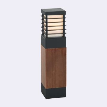 Norlys Halmstad 1400B lampa stojąca 1x9W/E27 IP65