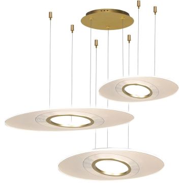 Altavola Design Eclipse LA116/P3_97_3k_gold lampa wisząca 3x80W/LED 4800lm 3000K IP20