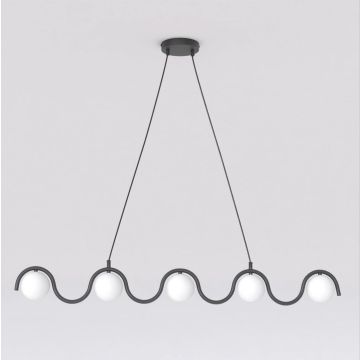 Emibig SINUS 1582/5 lampa wisząca 5x8W/G9 IP20