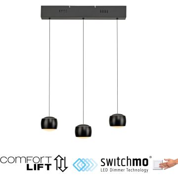 Paul Neuhaus BALLINI 15261-18 lampa wisząca 3x22W/LED 2400lm 3000k ip20