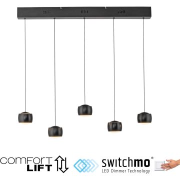 Paul Neuhaus BALLINI 15262-18 lampa wisząca 5x30W/LED 4000lm 3000k ip20