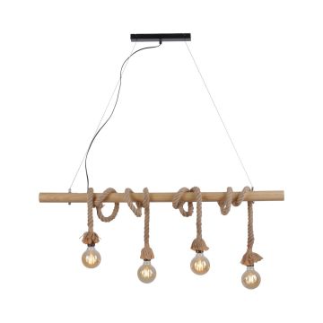Paul Neuhaus ROPE 15483-18 lampa wisząca 4x15W/E27 230V IP20