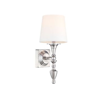 Cosmolight AUSTIN W01118NI-WH kinkiet 1x40W/E14 IP20