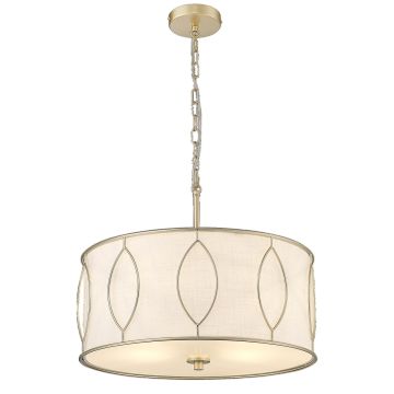 CosmoLight NORFOLK P04576AM-WH lampa wisząca 4x40W/E27   IP20