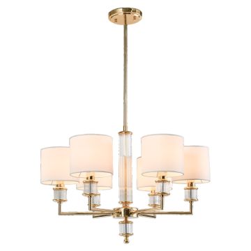 CosmoLight SUTTON P06385AU-WH lampa sufitowa 6x40W/E14   IP20
