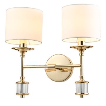 CosmoLight SUTTON W02415AU-WH kinkiet 2x25W/E14   IP20