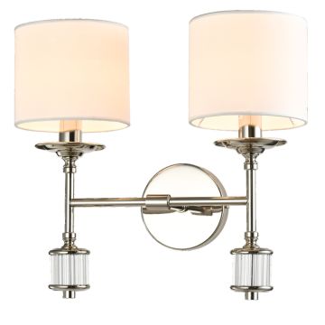 CosmoLight SUTTON W02477NI-WH kinkiet 2x25W/E14   IP20