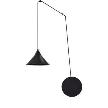 Emibig ABRAMO 1 BLACK 160/1 lampa wisząca 1x15W/E27 IP20
