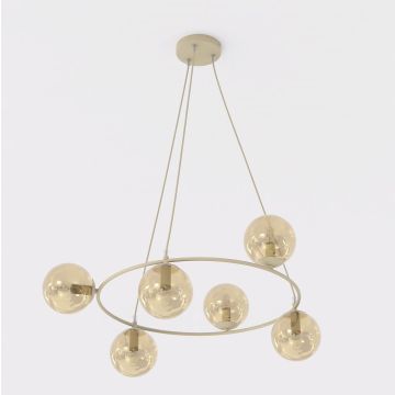 Emibig AZURA 1638/6 lampa wisząca 6x10W/E14 IP20