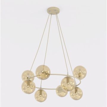 Emibig AZURA 1638/8 lampa wisząca 8x10W/E14 IP20