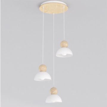 Emibig KAKI 1677/3PREM lampa wisząca 3x15W/E27 IP20