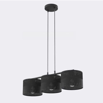 Emibig KARBON 1651/3 lampa wisząca 3x15W/E27 IP20