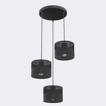 Emibig KARBON 1651/3PREM lampa wisząca 3x15W/E27 IP20