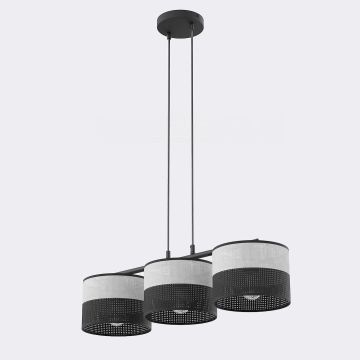 Emibig KARBON 1652/3 lampa wisząca 3x15W/E27 IP20