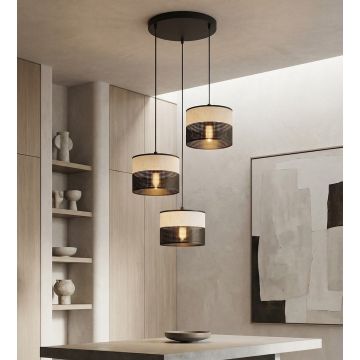 Emibig KARBON 1652/3PREM lampa wisząca 3x15W/E27 IP20