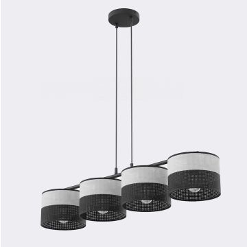 Emibig KARBON 1652/4 lampa wisząca 4x15W/E27 IP20