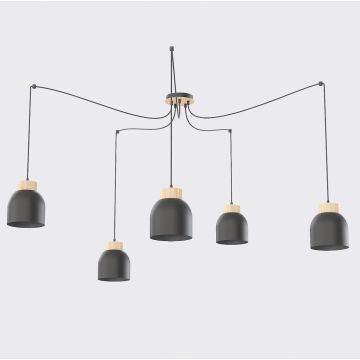 Emibig KRU 1626/5 lampa wisząca 5x15W/E27 IP20
