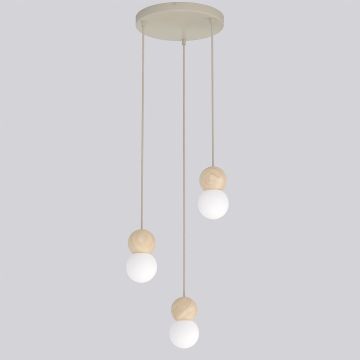 Emibig LOOP 1673/3 lampa wisząca 3x8W/G9 IP20