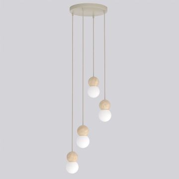 Emibig LOOP 1673/4 lampa wisząca 4x8W/G9 IP20