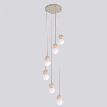 Emibig LOOP 1673/6 lampa wisząca 6x8W/G9 IP20