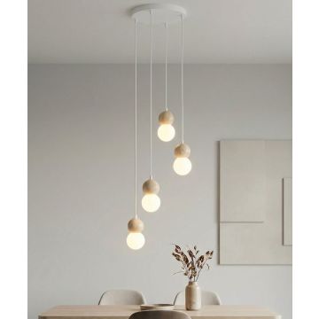 Emibig LOOP 1674/4 lampa wisząca 4x8W/G9 IP20