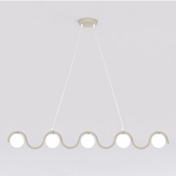 Emibig SINUS 1664/5 lampa wisząca 5x8W/G9 IP20