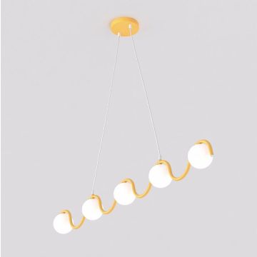 Emibig SINUS 1665/5 lampa wisząca 5x8W/G9 IP20