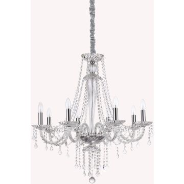 Ideal Lux AMADEUS 168777 żyrandol 8x40W/E14   ip20