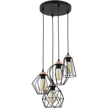 TK Lighting GALAXY 1643 lampa wisząca 4x60W/E27 