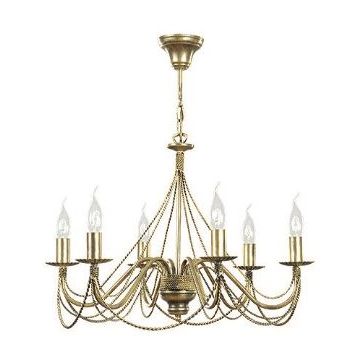 Emibig TORI 6 GOLD 170/6 lampa wisząca 6x10W/E14 IP20