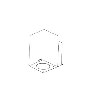Norlys Sandvik 1741BC kinkiet 1x3,9W/GU10 265lm 2700K 25° IP65