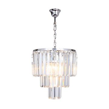 Zuma Line AMEDEO 17106/3+1-CHR lampa wisząca 4x40W/E14   