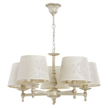 Alfa ROKSANA WHITE 18535 żyrandol 5x40W/E14 