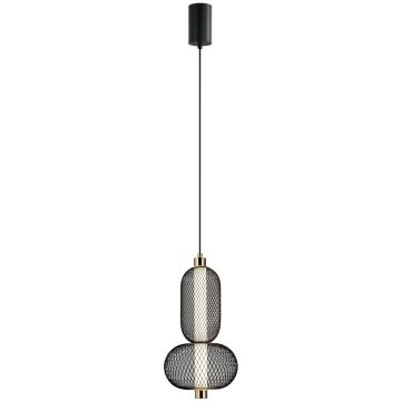 Italux Marco PND-84283-2-BK lampa wisząca 1x10W/LED 590lm 3000K IP20
