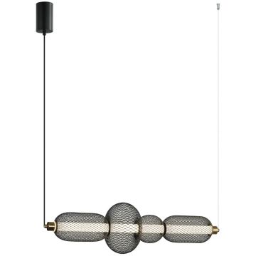 Italux Marco PND-84283-4-BK lampa wisząca 1x16W/LED 900lm 3000K IP20