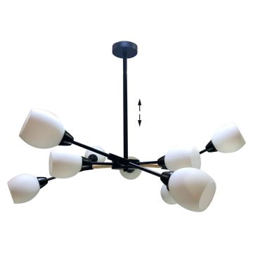 Prezent CITTERIO 18301 lampa sufitowa 9x40W/E14 IP20