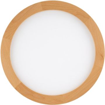 Tk Lighting AQUA WOOD 18004 plafon sufitowy 1x4W/LED 2565lm 3000K, 4000K, 6500K IP54